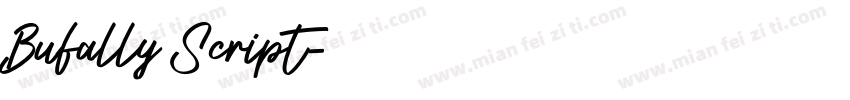 Bufally Script字体转换